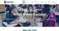 Desktop Screenshot of mindsmatterportland.org